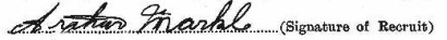 Arthur Markle's signature