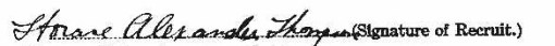 Horace Thompson's signature