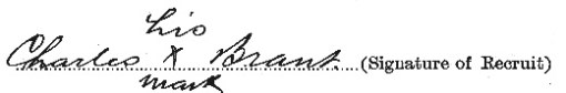 Charles Clinton Brant signature