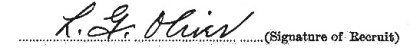 Lorne Oliver signature