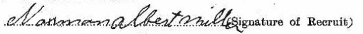 Norman Albert Miller signature