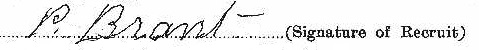 Philip Brant signature