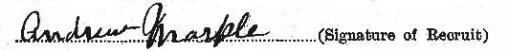 Andrew Markle signature