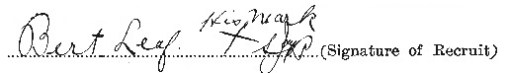 Bert Leaf signature