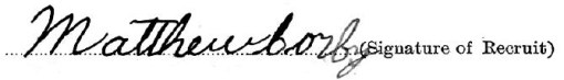 Matthew Corby signature