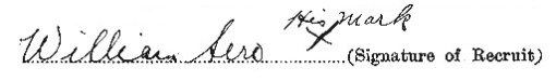 William Sero (Brant) signature