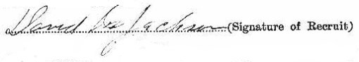 David Morley Jackson signature