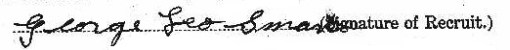 George Leo Smart signature
