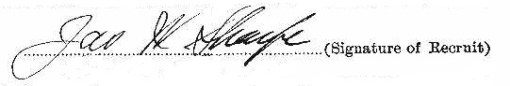 James Wilmont Sharpe signature