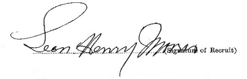Leon Henry Morris signature