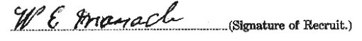 William Edward Maracle signature