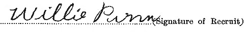 William Pinn signature