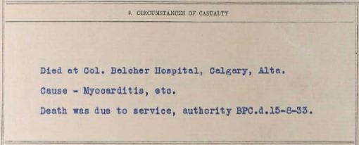 Edith May Allison circumstances of casualty