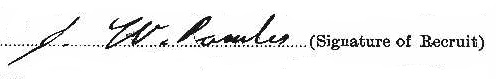 Joab Walter Powles signature