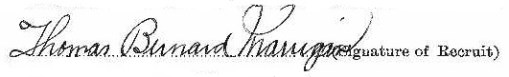 Thomas Bernard Marrigan signature