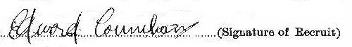 Edward Louis Counihan signature
