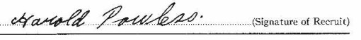 Harold Powless signature