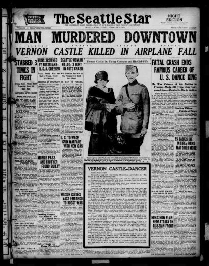 Seattle Star 15th Feb 1918