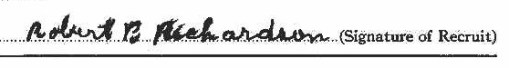 Robert Bertram Richardson signature