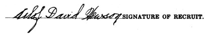 Arlof David Hewson signature