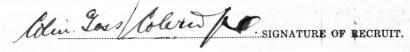 Colin Goss Coleridge signature