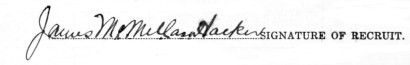 James McMillan Hacker signature