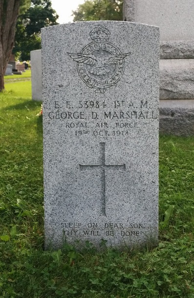 George Dallas Marshall headstone