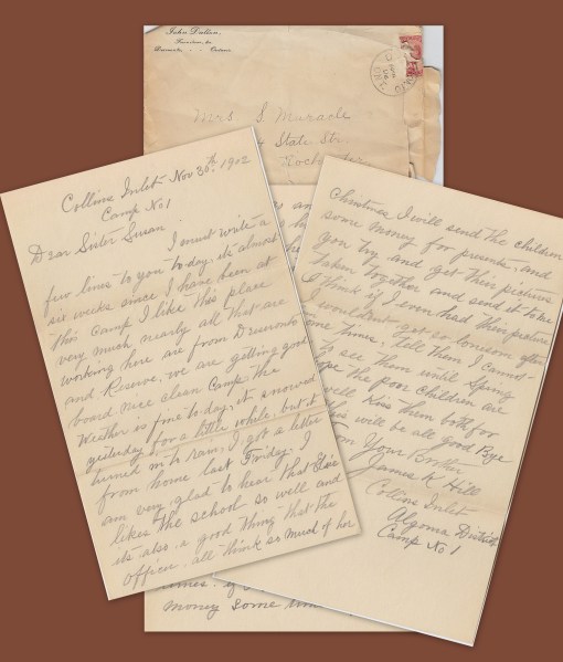 Letter from James Hill to Susan Maracle, 2015.19 (13)