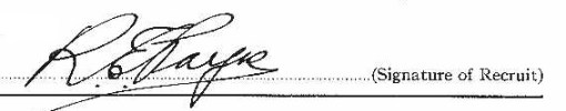 Roy Egerton Payne signature