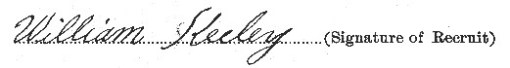 William Keeley signature