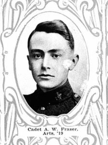 Allan Walton Fraser photograph from University of Manitoba Roll of Honour